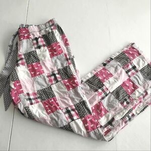 Aerie Patchwork Pajama Pants Polar Bear Size M